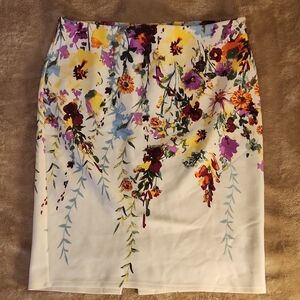 NYCC Multicolor Floral Pencil Skirt Sz L